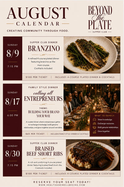 Beyond the Plate - Supper Club 8/9