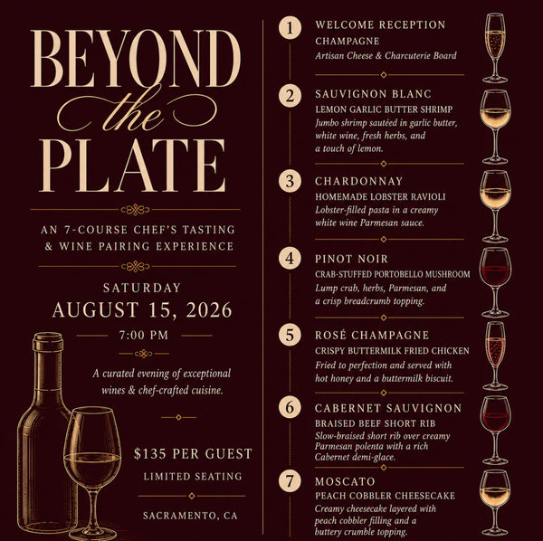 The Wine Pairing Experience Changed to 8/15/26